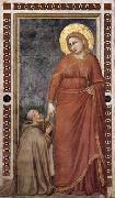 GIOTTO di Bondone Mary Magdalene and Cardinal Pontano oil painting artist